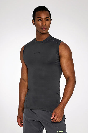 Base Tech Sleeveless_Pull Up Gray