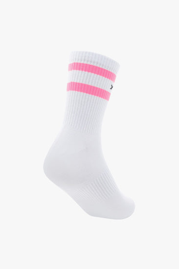 Line Socks_Neon Pink