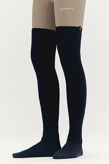 Knitted Knee Socks_Deep Navy