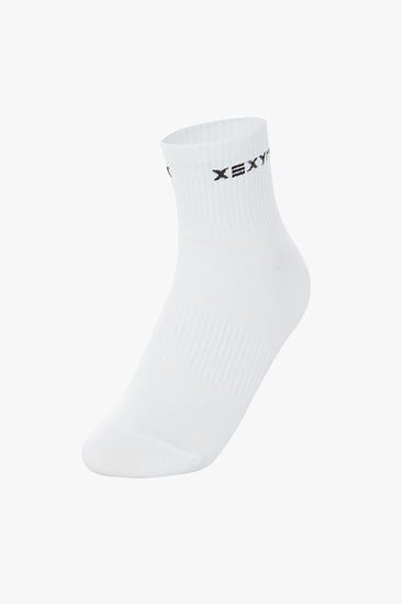 XEXYMIX Crop Socks_White