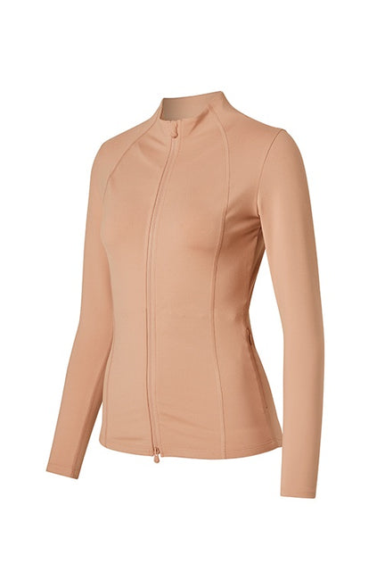 XELLA™ Intension Slim Fit Zip-Up Jacket_Awesome Peach