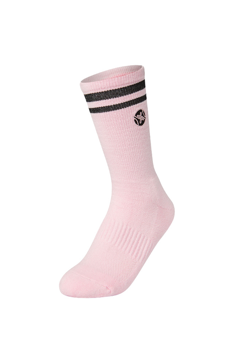 Metal Crew Socks_Sweet Pink