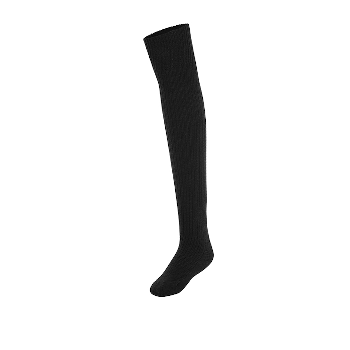 Knitted Knee Socks_Black