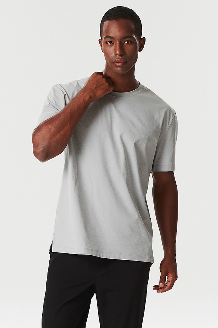 Daily Ecotive Short Sleeve_Wind Light Gray