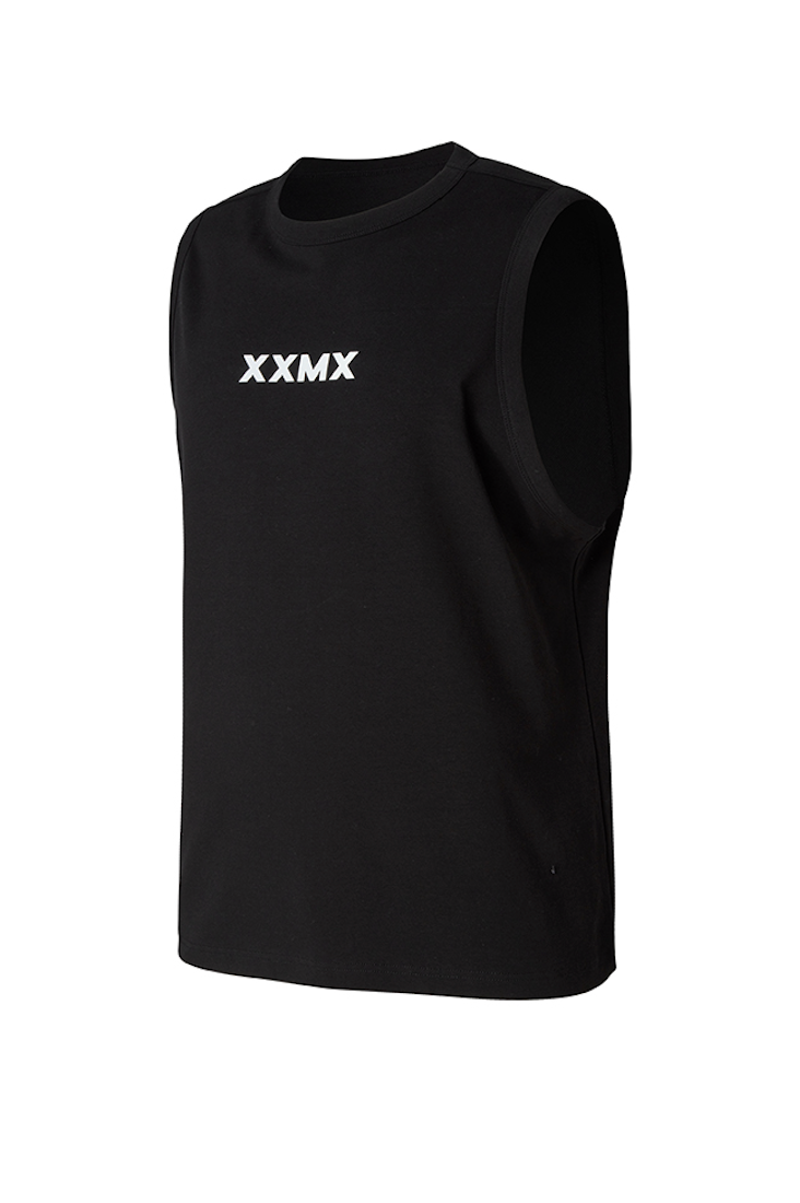 Muscle Fit Dual Sleeveless_Black