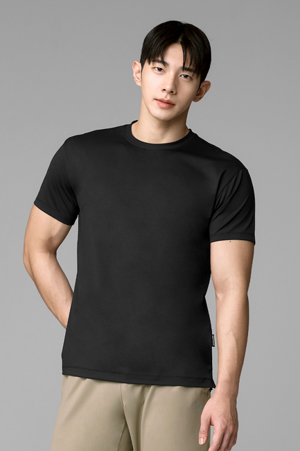 Daily Feather Mens Standard Short Sleeve_Black