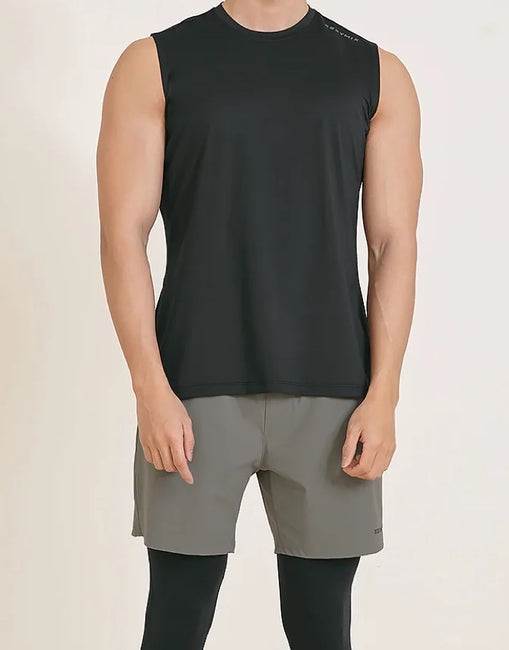 Cool Mesh Basic Sleeveless_Black