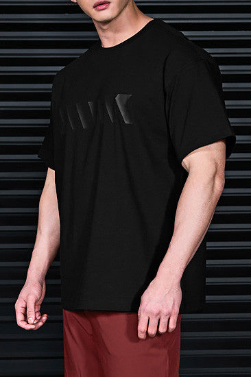 Pure Cotton Flash Short Sleeve_Black