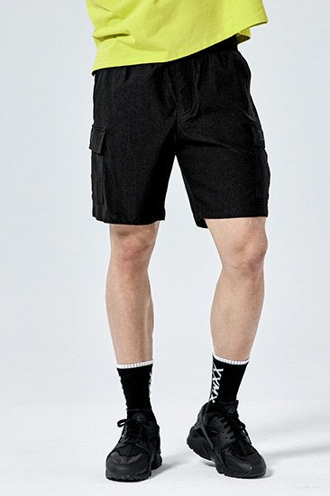 Hardy Stretch Cargo Shorts_Black