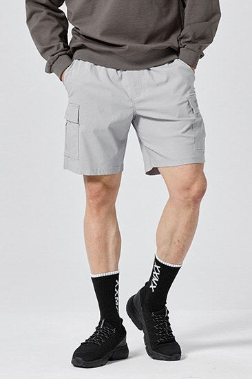 Hardy Stretch Cargo Shorts_Blend Light Gray