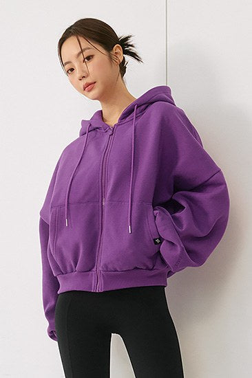 Napping Hood Zip-up_Iris Orchid