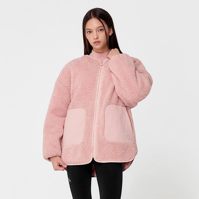 Pocket Sherpa Jumper_Lovely Pink