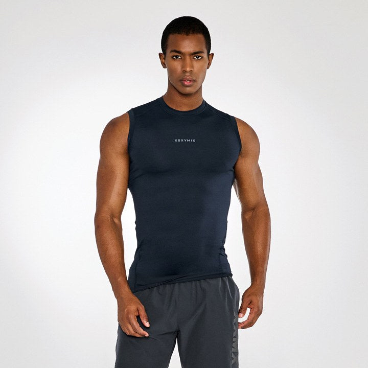 Base Tech Sleeveless_Pull Up Navy