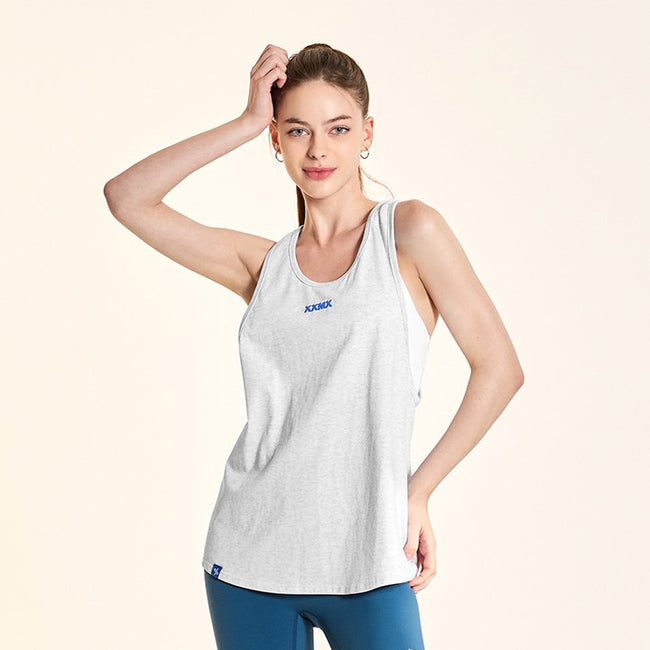 XXMX Cotton Sleeveless_Light Melange