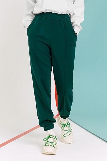 Pintuck Jogger Pants_Attention Green