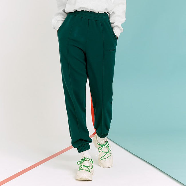 Pintuck Jogger Pants_Attention Green