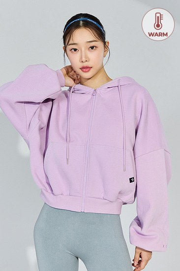 Napping Hood Zip-up_Pale Orchid