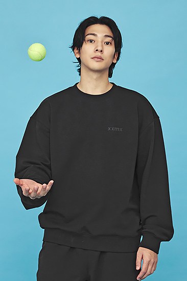 Small Letter Sweatshirt_Black