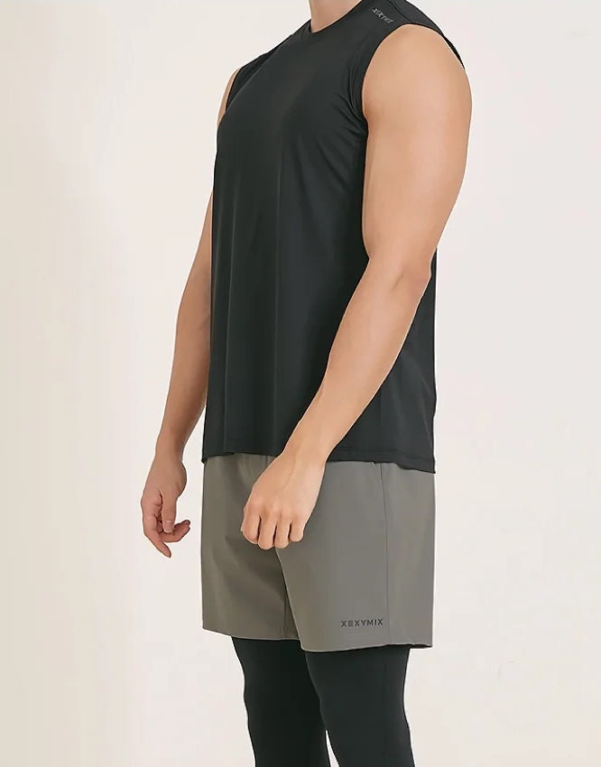 Cool Mesh Basic Sleeveless_Black