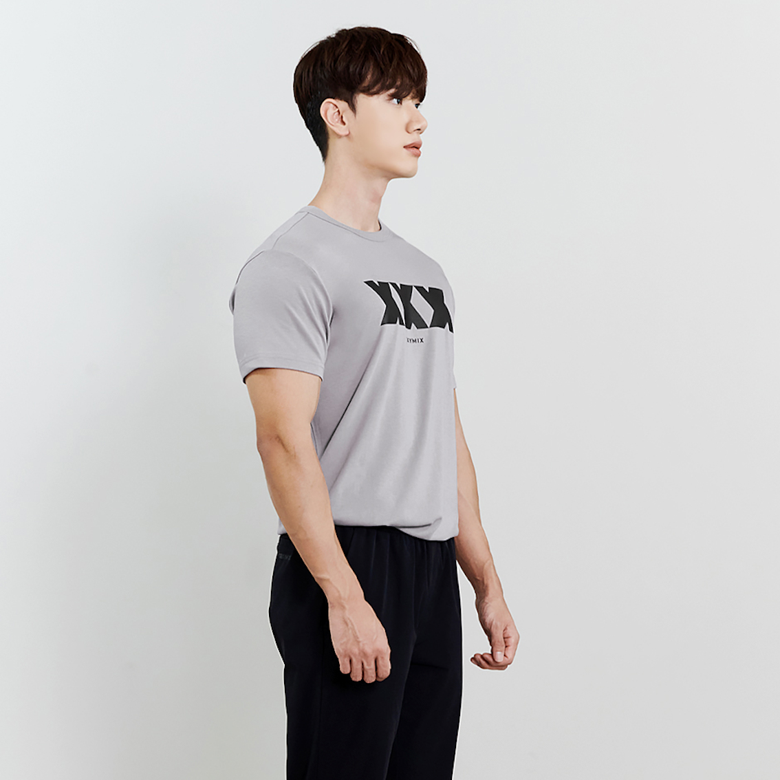 Muscle Fit Short Sleeve_Gray