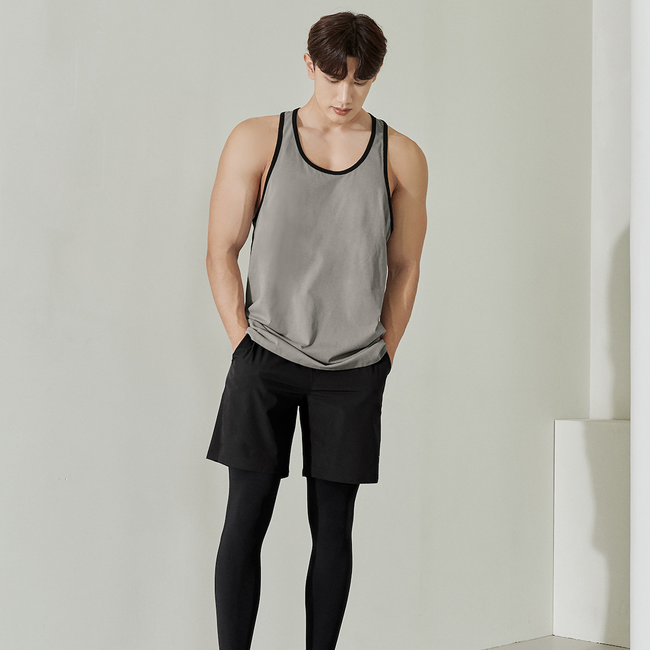 Cotton Sleeveless_Gray