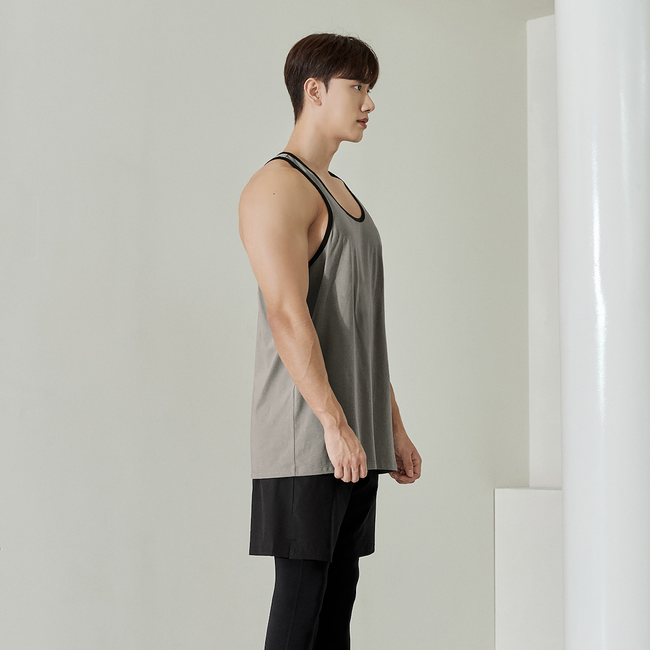 Cotton Sleeveless_Gray