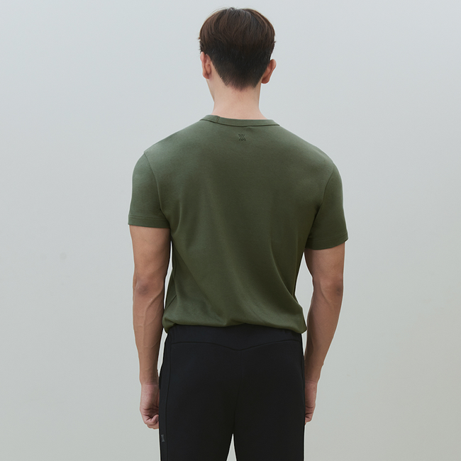 Muscle Fit Short Sleeve_Khaki