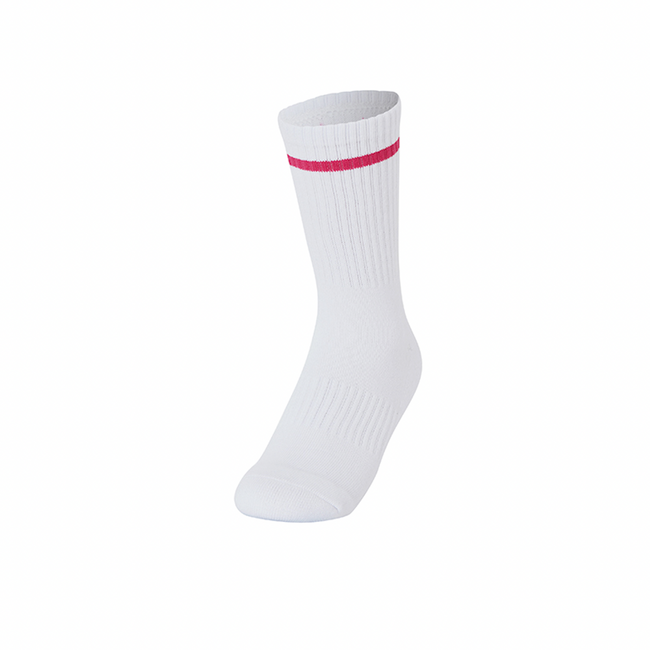 Symbol Line Crew Socks_Magenta Pink