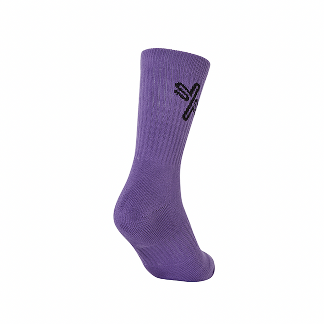 Symbol Crew Socks_Crush Purple