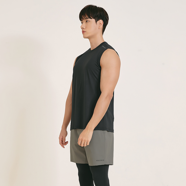 Cool Mesh Basic Sleeveless_Black