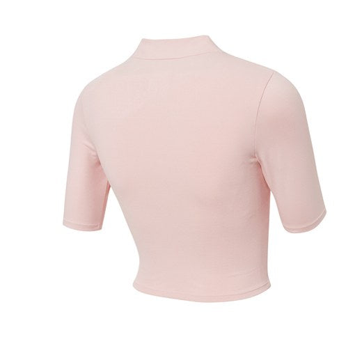 Half Neck Short Sleeve_Baby Pink