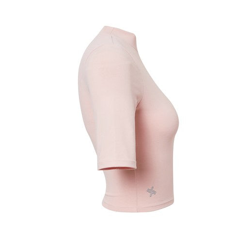 Half Neck Short Sleeve_Baby Pink