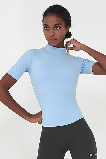 Perfect Fit Short Sleeve_Powder Blue