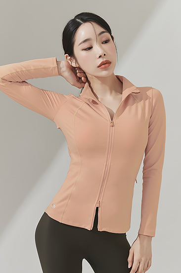 XELLA™ Intention Slim-fit Jacket_Peach