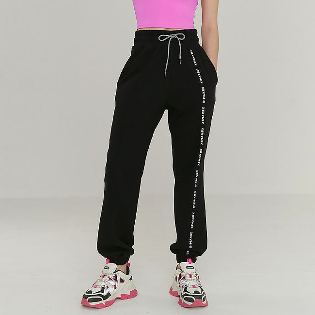 Lettering Training Jogger Pants_Black