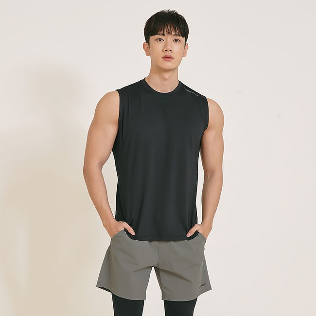 Cool Mesh Basic Sleeveless_Black