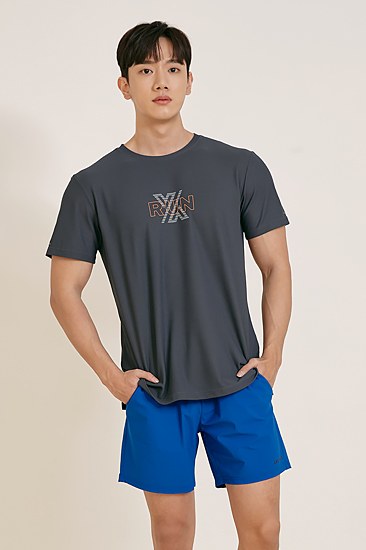 Running Trainer Short Sleeve_Embo Gray