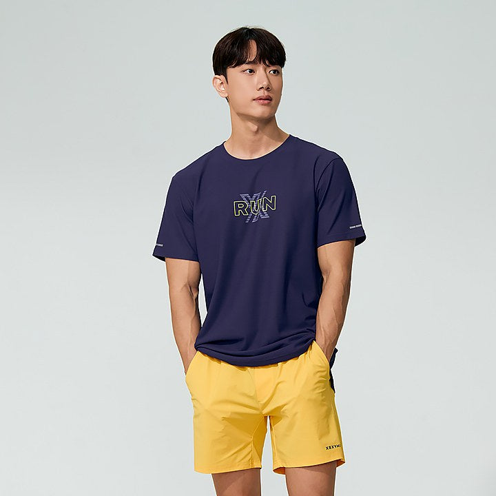 Running Trainer Short Sleeve_Embo Purple