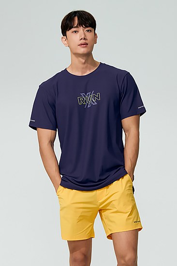 Running Trainer Short Sleeve_Embo Purple