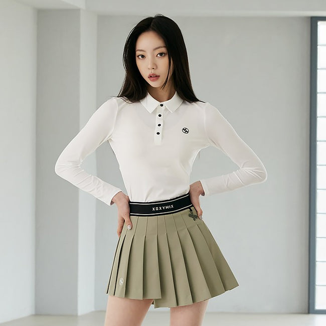 Basic Polo Long Sleeve_Ivory