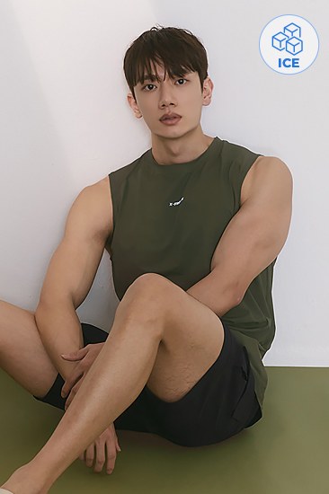 High Cooling Tech Sleeveless_Cold Khaki