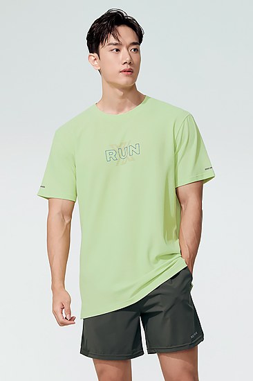 Running Trainer Short Sleeve_Embo Neon