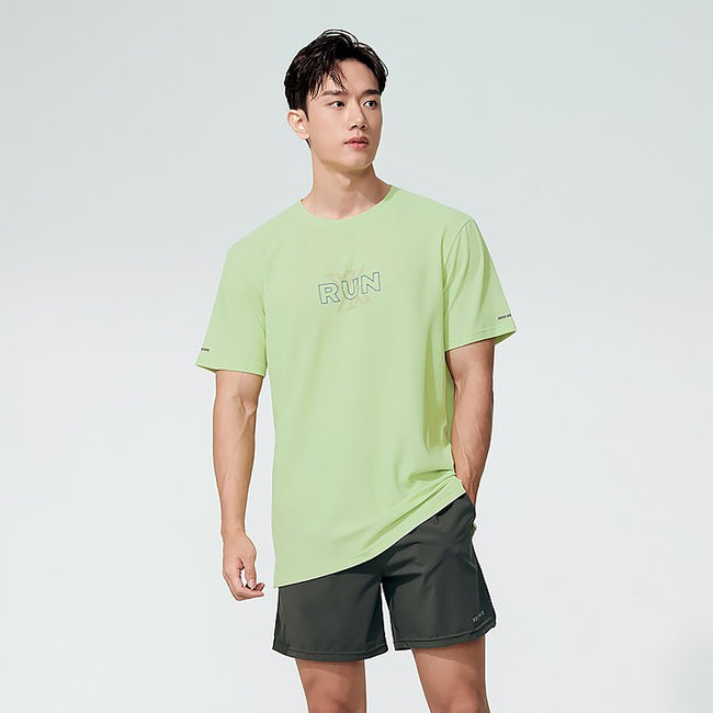 Running Trainer Short Sleeve_Embo Neon