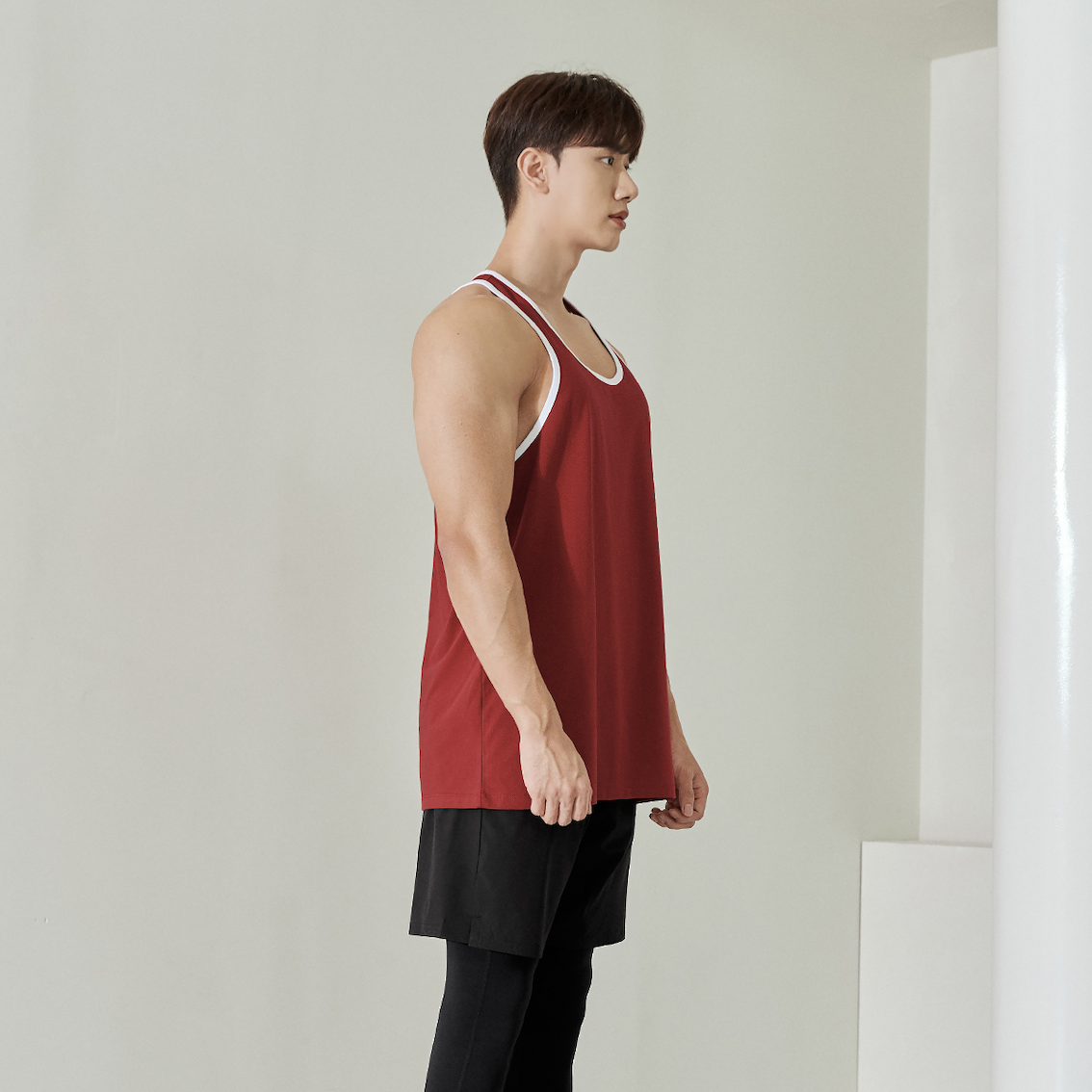 Cotton Sleeveless_Red